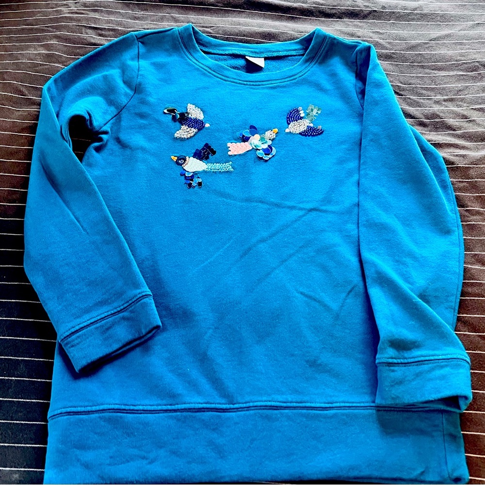 Girls Gymboree Beaded Sweatshirt